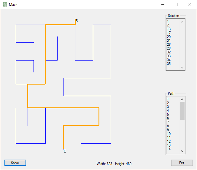GitHub - JoshuaEstrada329/MazeAI: Using a depth first search, an AI ...